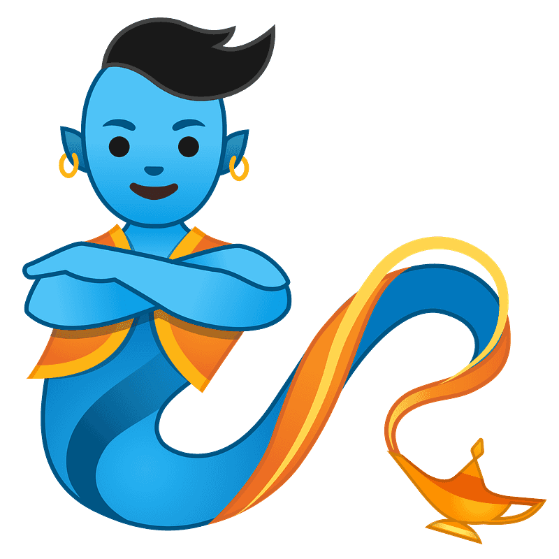 Genie emoji clipart (M)